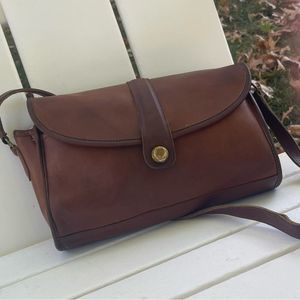 Coach Brown Leather Crossbody Bag